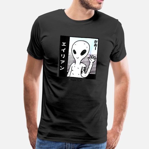 

cool japanese kaiju streetwear ufo alien t shirt men designs 100% cotton size s-3xl family gift new fashion summer style original shirt