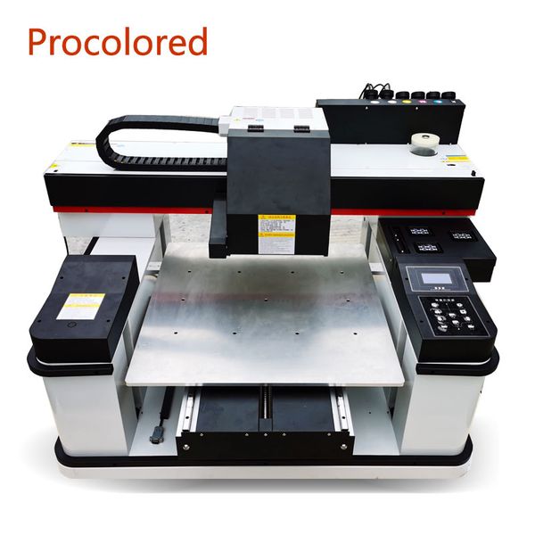

procolored dual printhead 12 colors inkjet dtg printer automatic led uv flatbed printers a2 6060 print size for tshirt wood diy