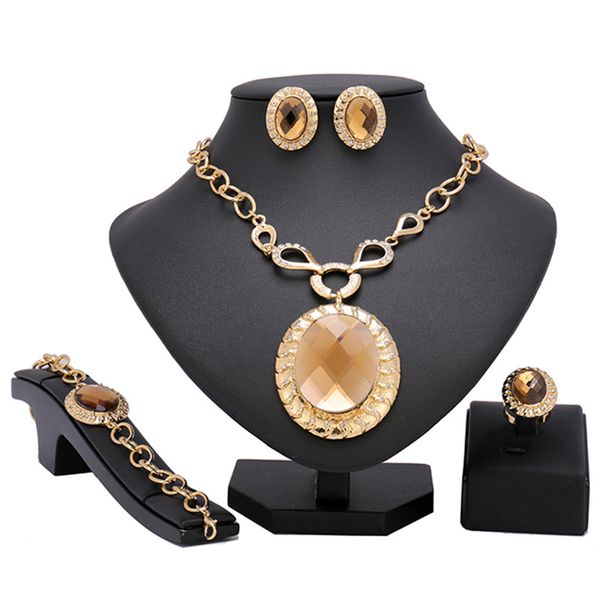 

longqu 2020 fashion african bridal jewelry sets wholesale nigerian women wedding jewelry set dubai gold designer sets, Silver