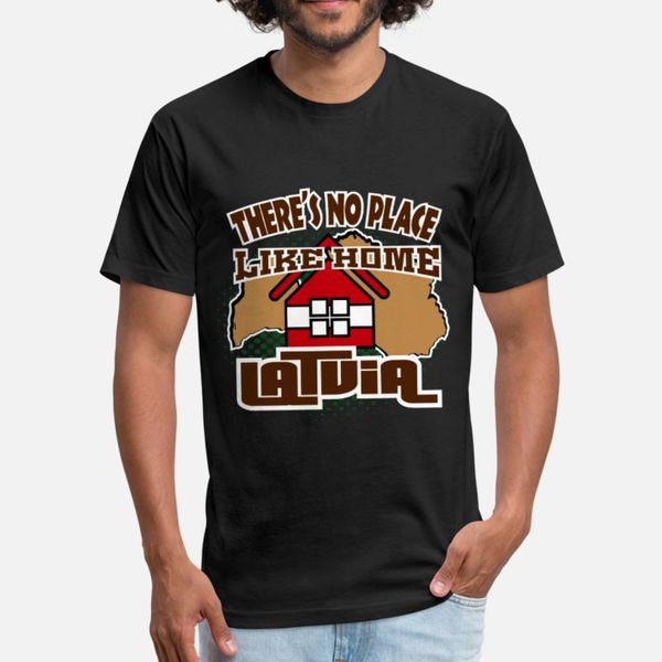 

latvia t shirt men print tee shirt round neck basic solid cute building spring autumn family shirt