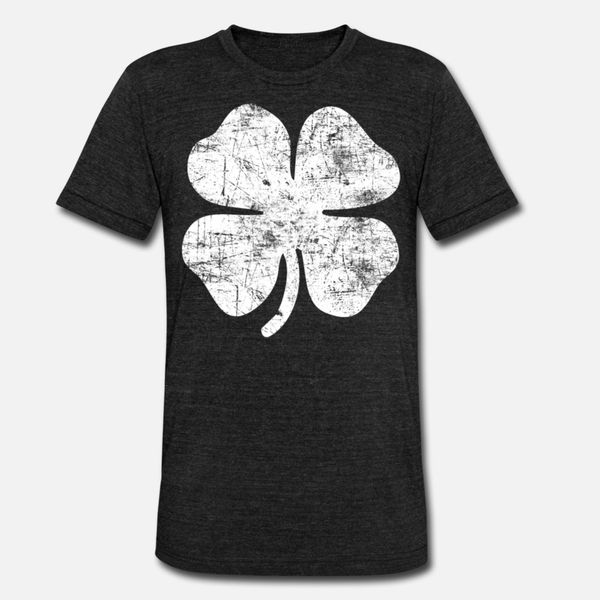 

grunge white clover t t shirt men custom cotton euro size s-3xl costume anti-wrinkle basic summer leisure shirt