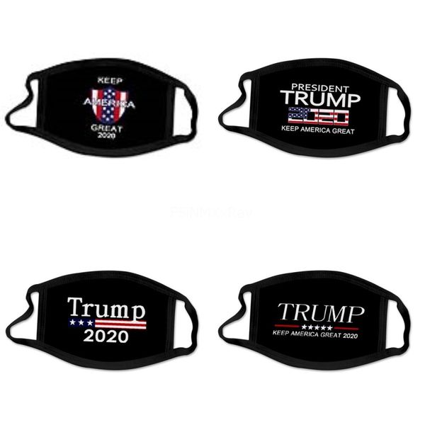 

anti dust protect face mask election us president trump printed multi-function magic turban unisex#632, Black