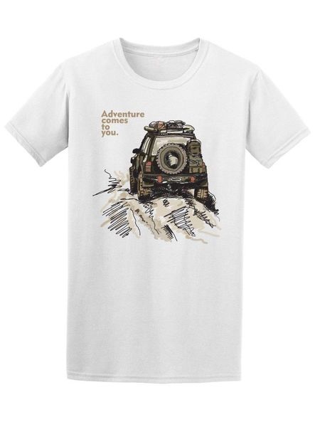 

2019 new mens t shirts adventure comes to you off road men's tee 100% cotton brand new t-shirts