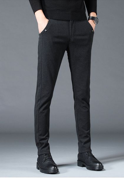 

men's cotton and linen slacks men, Blue