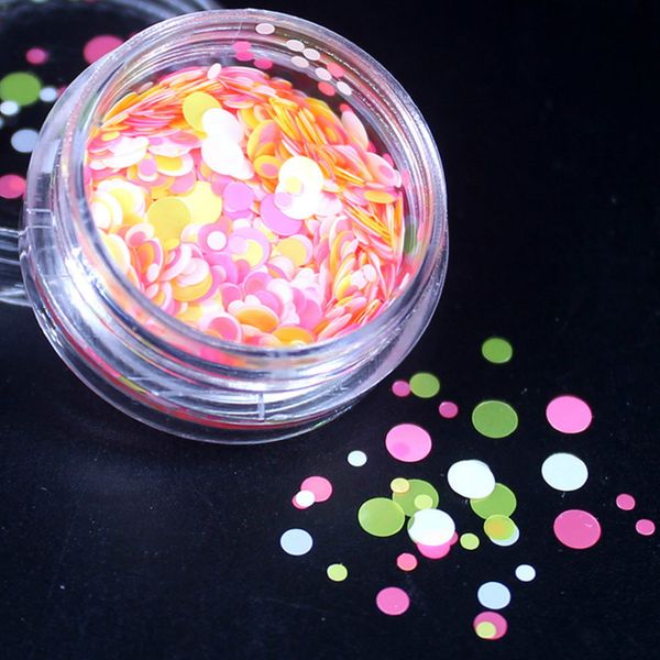 

pink circle 12color glitter nail art dust tool kit acrylic gem polish nail tools 3d art decorations glitter powder, Silver;gold