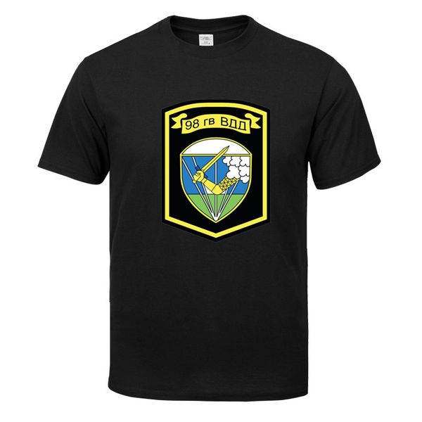 

russian army 98th airborne division men t shirt cotton t-shirts mens v neck man t-shirt for male tshirts xs-3xl