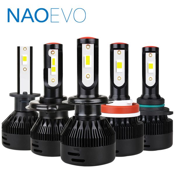 

nao h7 led h4 h1 h11 fog lamp h8 3 4 light for car h13 36w 4000lm h9 h27 881 880 9004 9006 9005 9007 6000k auto headlight