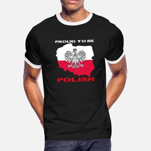 

polska t shirt men design short sleeve o-neck formal fit comical summer style outfit shirt