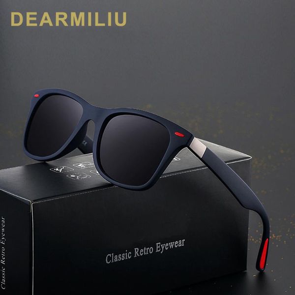 

dearmiliu 2020 new gafas de sol muje polarized classical sunglasses fishing driving sunglasses sports gafas de sol hombre, White;black