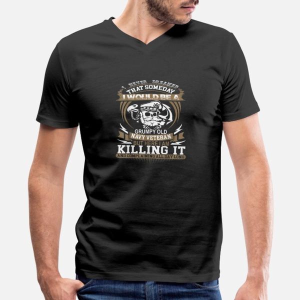 

сердитый old navy veteran тенниска мужчин печать 100% хлопок плюс размер 3xl kawaii известный basic summer style kawaii рубашка