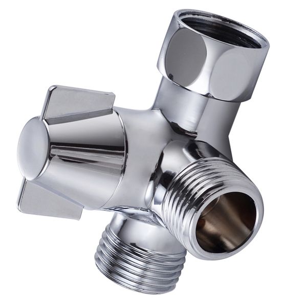 

tee joint 3-way copper diverter shower head handheld durable bathroom