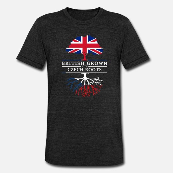 

british grown with czech roots czechia design t shirt men print cotton s-xxxl graphic casual summer unique shirt