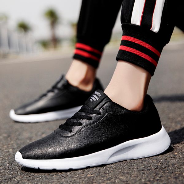 

men running shoes comfortable sport shoes 2020 men leather lightweight walking sneakers autumn and winter zapatillas