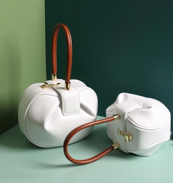 

Celebrity Wonton Nina Demi Bag Genuine Leather Paris Inspired Handbags Women Top Handle bag Tote Purse