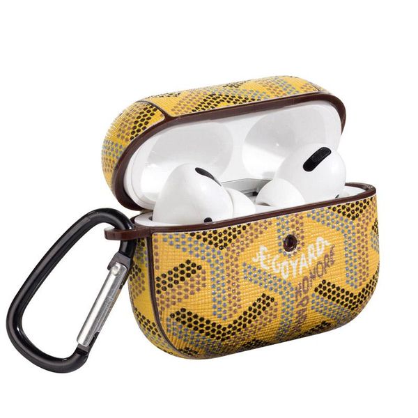 

jagkljgl vred fashion waterproof airpods pro cases for apple airpods pro pu cover fashion anti lost hook clasp keychain for airpod case