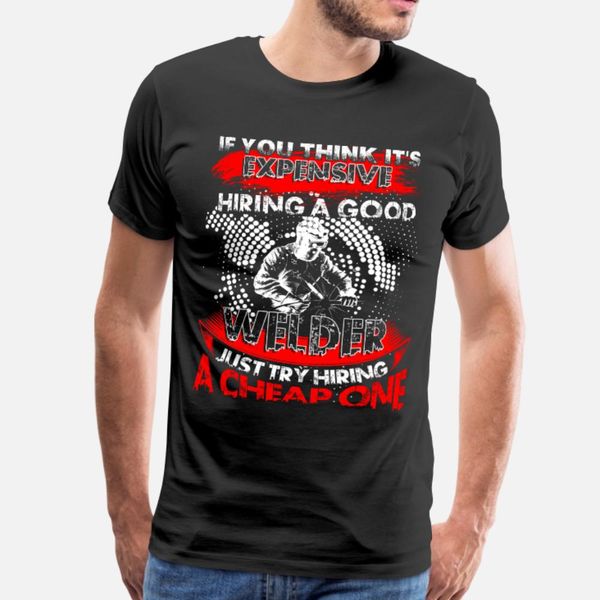 

hiring a good welder , welder t shirt men customized short sleeve o neck formal anti-wrinkle new fashion spring autumn vintage shirt