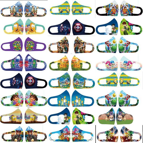 

mascarilla de disenador face shields mascarilla de pelicula custom face mask designer kids cloth masks cartoon character outlet online
