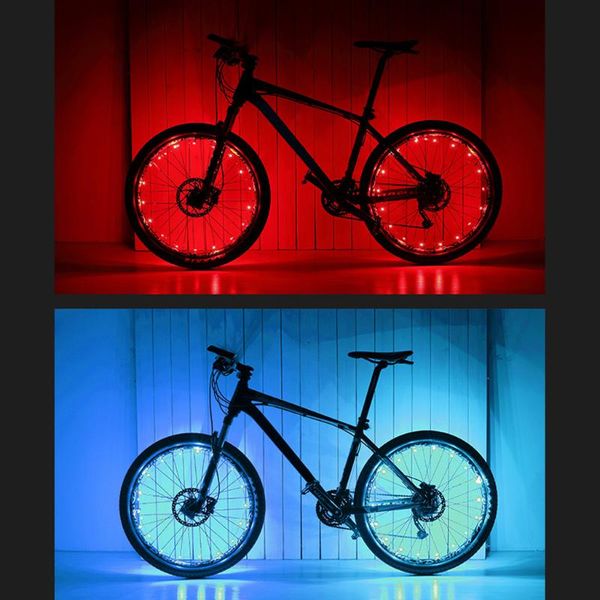 

led bike wheel lights waterproof bike light bicycle wheel spoke light colorful bicycle flash mountain road cycling