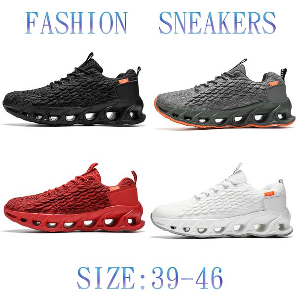

2020 fashion men's sneakers mesh breathable and comfortable sports shoes hard-wearing non-slip running man casual shoes, Black