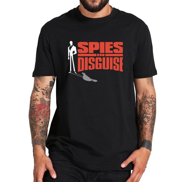 

spies in disguise shirt lance sterling tshirt 100% cotton short sleeve cotton o-neck tee eu size