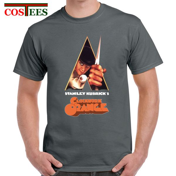 

new summer movie stanley kubrick's clockwork orange t-shirt man short-sleeve casual new t shirts tees plus size 3xl