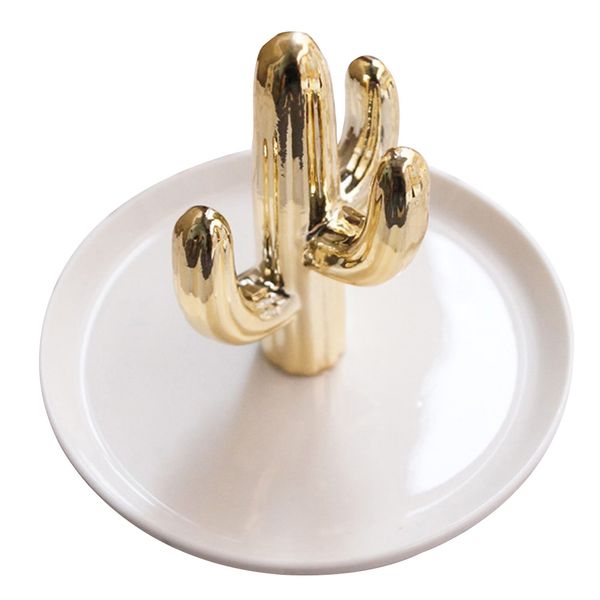 

plant trinket stand nordic dish jewelry display cactus ring holder storage trays