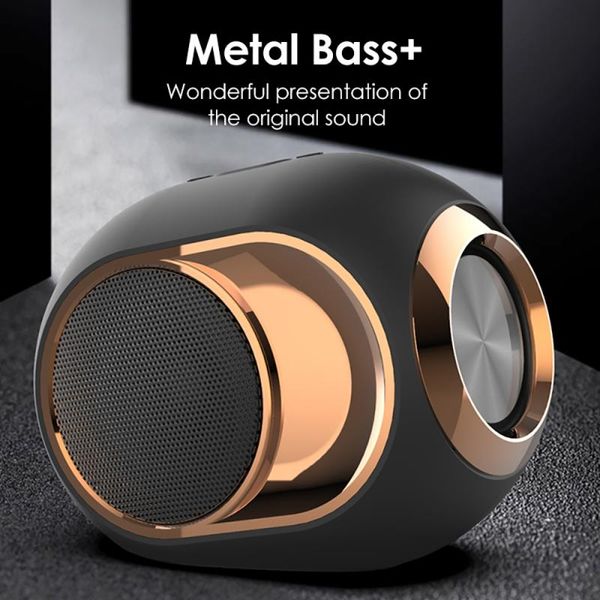 

mini x6 bluetooth portable speaker support micphone wireless soundbar stereo music surround super bass speaker hifi sound shower speaker