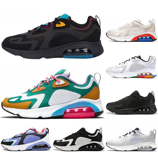 

200 react running shoes for men women lava oceans rhythmic waves white hyper pink black breathable outdoor sports sneakers mens trainer