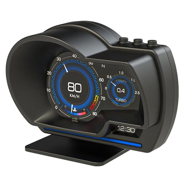 

car hud head up display obd2 + gps dual hd system speeeter digital projection
