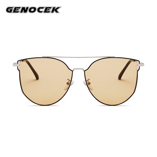 

2020 new women pilot sunglasses fashion retro beach outdoor sunglasses driving sun glasses eyewear uv400 masculino, White;black