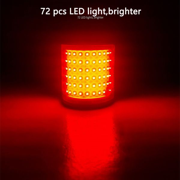 

easydo 72 led bicycle rear light road bike mtb rear taillights 230 degree range