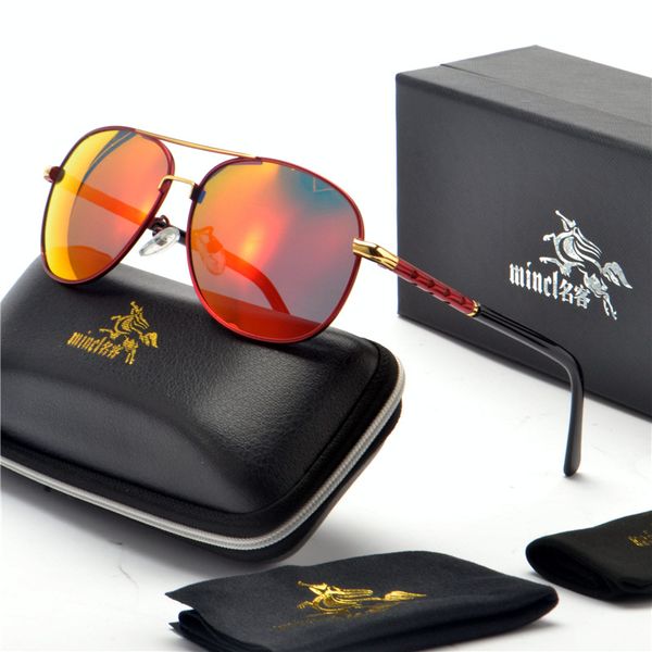 

mincl 2020 new ultralight tr90 polarized sunglasses men women driving square style sun glasses male goggle uv400 with box nx, White;black