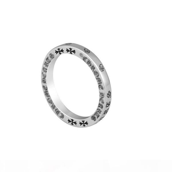 

925 sterling silver ring personality fashion tongue letter shape fashion street punk style ring jewelry 2020 new hot
