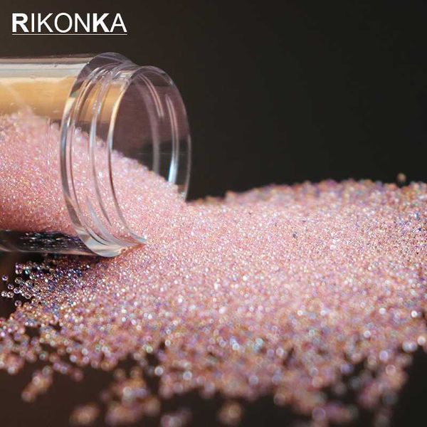 

1 box caviar beads crystal tiny rhinestones glass balls micro bead for nails diy ab color 3d charms nail art accessories 0.6mm, Silver;gold