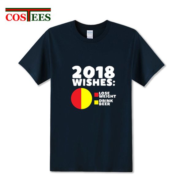 

funny men's t-shirts 2018 humor wishes lose weight drink beer t shirt men raglan sleeve casual comic tee shirt hombres camisetas