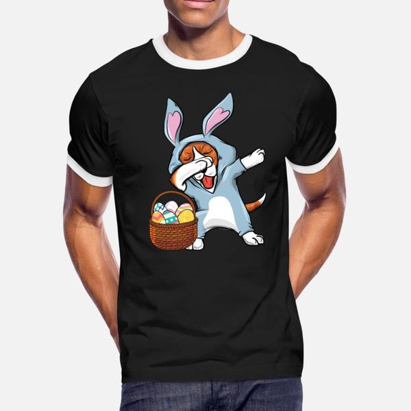 

dabbing easter bunny beagle dog girls t shirt men printed tee shirt o neck solid color fit comfortable summer unique shirt