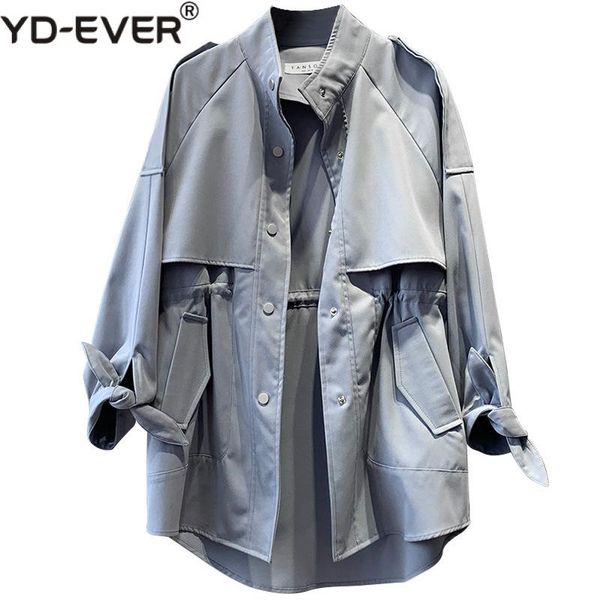 

windbreaker female short paragraph autumn new korean version of the shirt ladies loose jacket female tide fashion, Tan;black