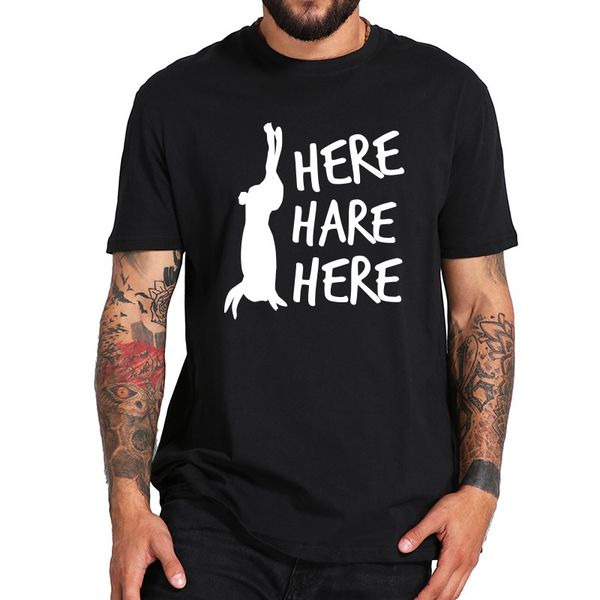 

withnail and i t shirt rabbit here hare here tshirt uncle monty 80s movie simple crewneck 100% cotton eu size soft shirt