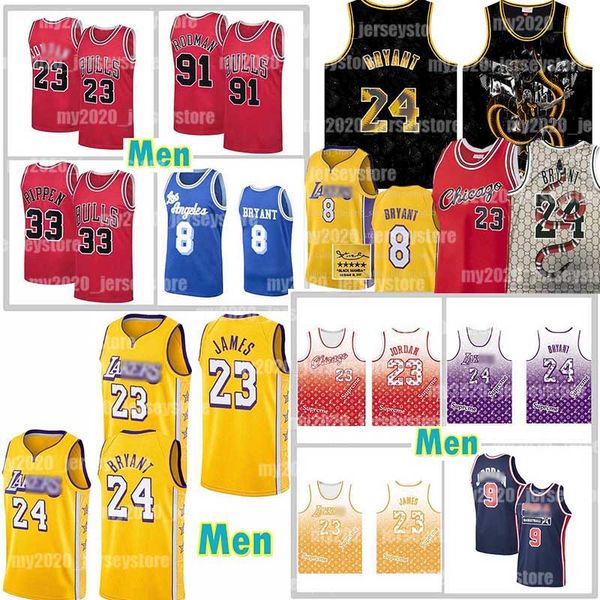 

24 8 33 lebron 23 6 james bryant jersey los angeles lakers jerseys michael chicago 91 dennis rodman bull lower merion scottie pippen, Blue;black
