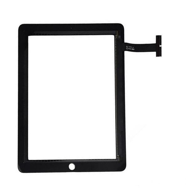 

50pcs touch screen glass panel with digitizer buttons adhesive for ipad 1 black dhl