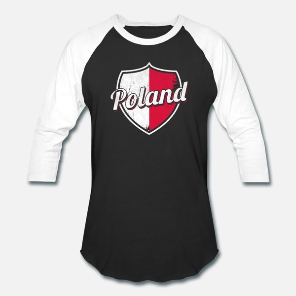 

poland t shirt men designer 100% cotton round neck trend anti-wrinkle new fashion summer style pictures shirt