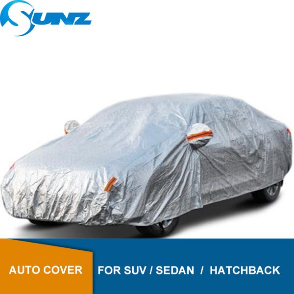 

universal car covers indoor outdoor full auot cover sun uv snow dust resistant protection cover for sedan/hatchback/suv