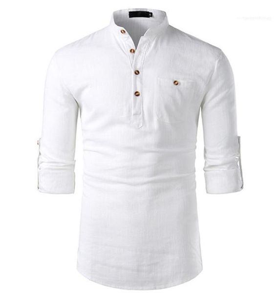 

casual shirts lapel neck solid mens pockets fashion mens designer shirts vintage long sleeve, White;black