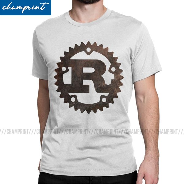 

rust lang t shirts men 100% cotton funny t-shirt crewneck rust survival game tees short sleeve clothes adult