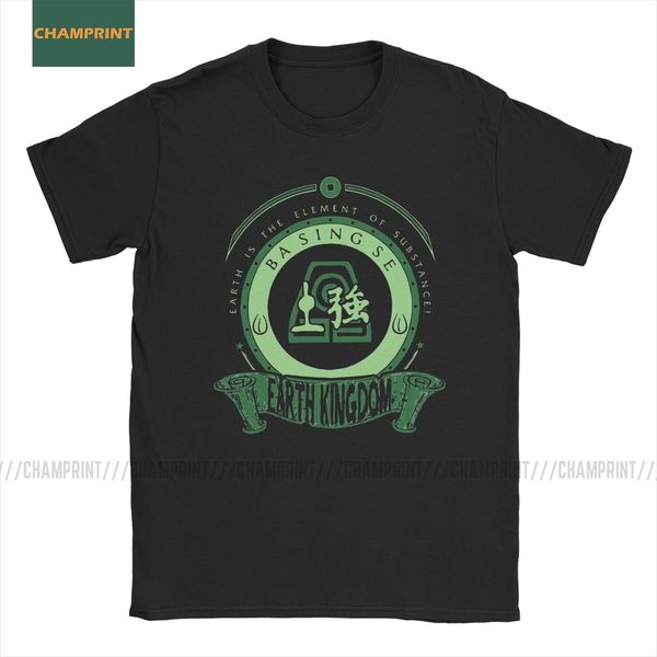 

earth kingdom avatar the last airbender t-shirts men legend of korra aang appa cotton tees short sleeve t shirt gift idea