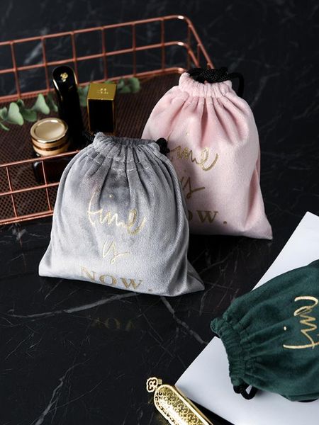 

cosmetic bags lipstick storage bag with small ins wind nordic velvet sample mini portable
