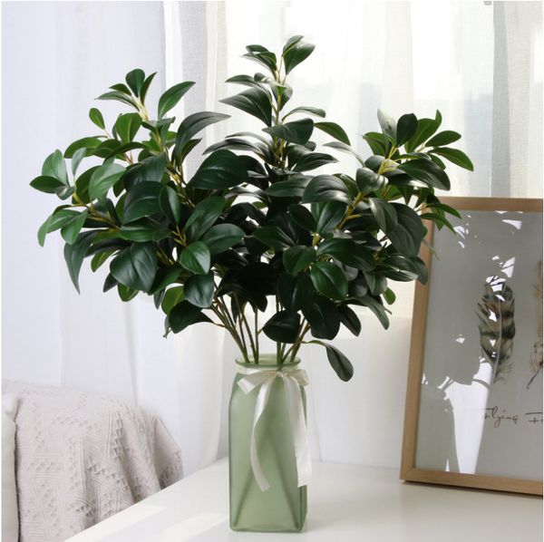 

decorative flowers & wreaths 70 cm eucalyptus bouquet tree branches silk artificial leaves home decoration diy flower arrangment plant faux