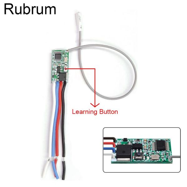 

гиьгит wireless 433 mhz dc 3.6v-24v 12v пульт дистанционного управления переключатель 433mhz 1 ch rf реле приемника micro светодиодные контр