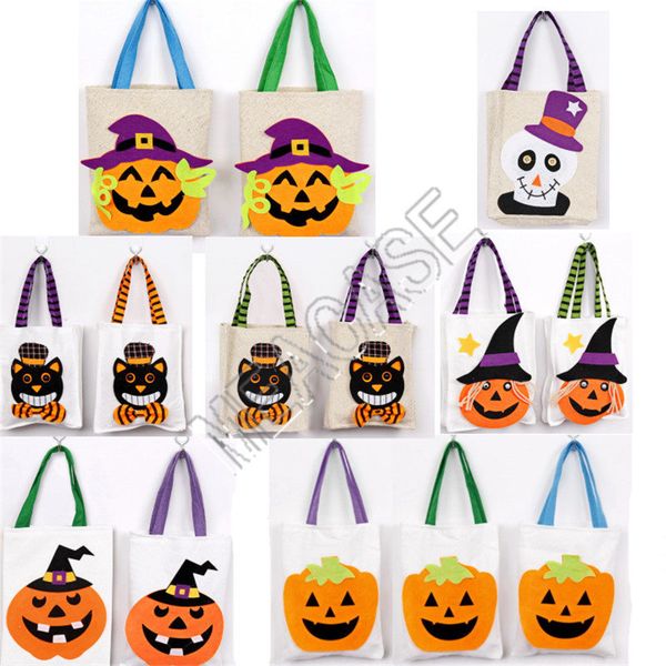 

halloween kids candy gifts designer bag children portable cartoon pumpkin witch gift handbags halloween costume party accessories new d81802, Silver