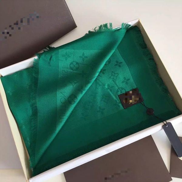 

2020 designer scarf women fashion cashmere wool silk letter scarf shawl ladies scarves size 140x140cm sales, Blue;gray